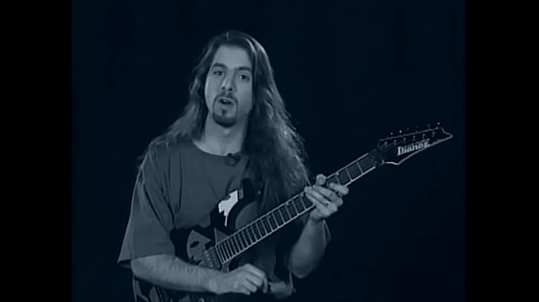 John petrucci fingering electric guitar 