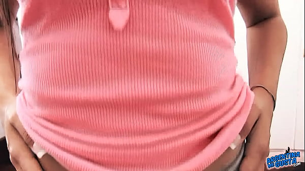 Big Ass and Fat Cameltoe Latina Wearing G-string and Tight Denim Shorts 