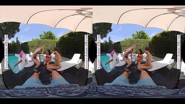 Play MP4 - Naughty America Step Daughter and friend's have summer fun with Step Dad