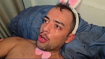 DOMINGO DE PASCOA COM OVOS CENOURA TUDO DENTRO DO RABO DO COELHI--NHO 