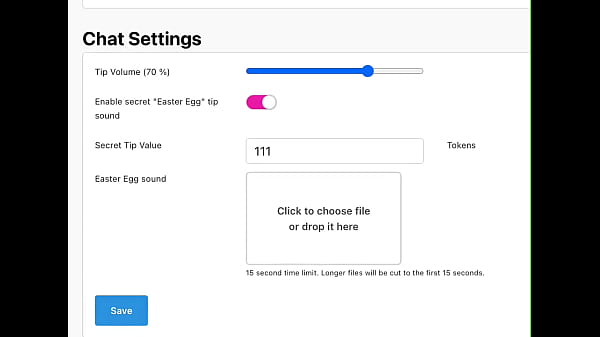 Attn models new on camsoda now you can upload custom tip sounds in your cam room just pick a sound 