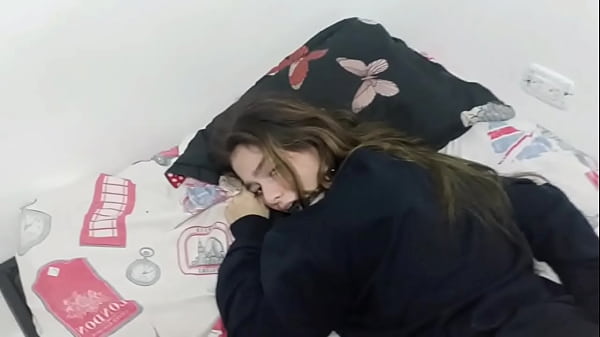 I find myself in my room a little bored and horny but my stepsister fucks me super rich