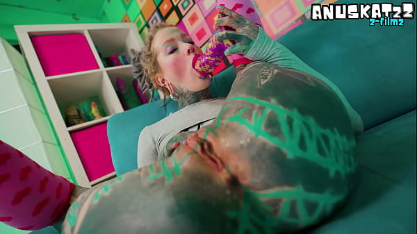 Play MP4 - Skinny Tattooed Slut's Anal Masturbation&colon; Fingering and Toys Stretch Her Tight Asshole