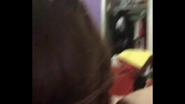 She swallows his whole cock and smiles doing it 