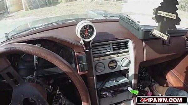 Horny hot blonde babe sucking huge hard meat 