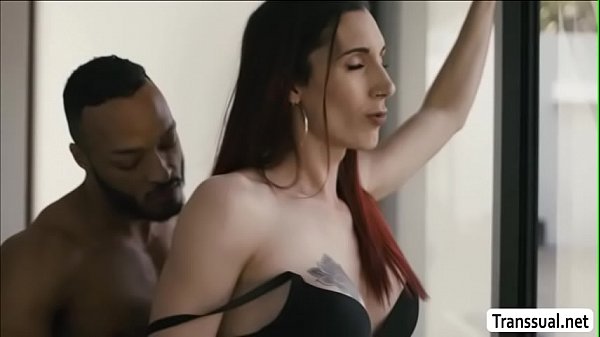 Dude loves the way when her TGirl GF Melanie Brooks rides his cock 