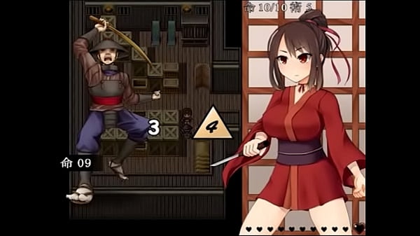 エロゲ実況 くノ一牡丹 体験版 四ノ宮美琴 01