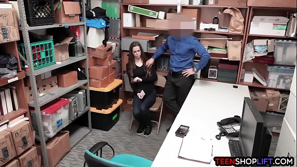 Extremely hairy bush teen thief_busted by a_LP officer