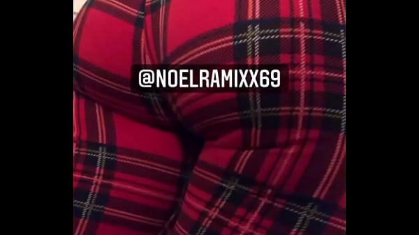 Cute girl farting in leggings after the gym 