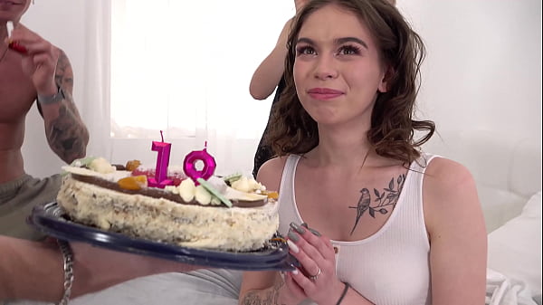 Bella Tornado   Sweet Angel VS 2 Monster Cock - Happy Anal Day - Original Series 