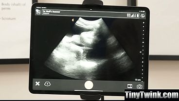 Doctor Uses His Ultrasound Machine To Show His Twink Patient Getting Finger-Fucked