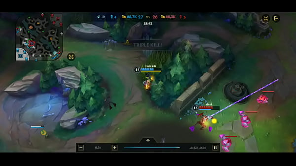AKALI SAFADA FUDENDO TIME INIMIGO E GOZANDO NA BOCA DELES