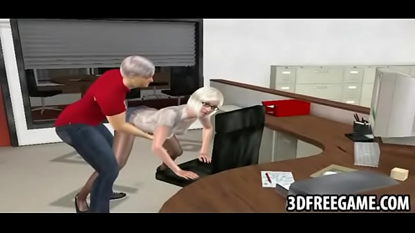 A3D babegets fingered in her crotchlessstockings