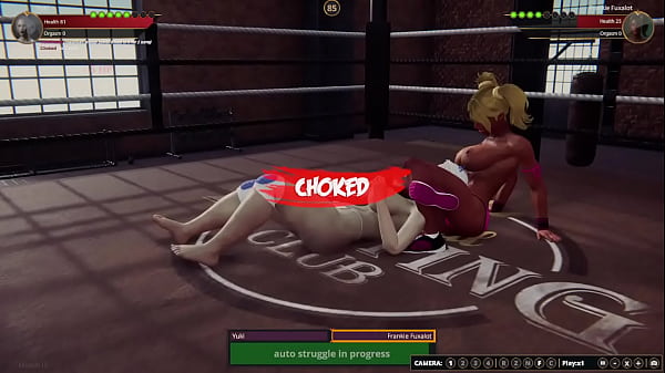 Yuki vs frankie nf3d kinky fight combat battle ring