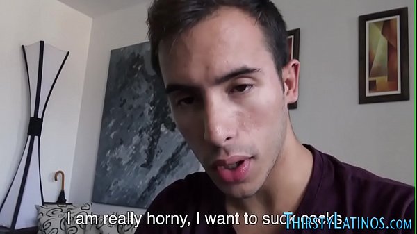 Latino gives blowbang sucking