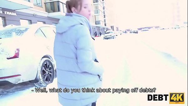 Debt4k. Hottie Calibri Angel blows agent in his car andhas anal_with him sex indoors