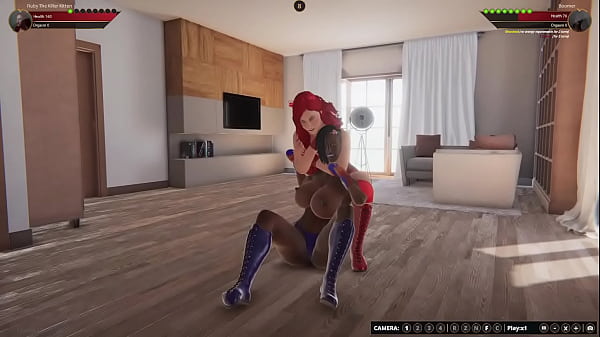 Ruby vs boomer {nf3d video game fighting mma femdom}