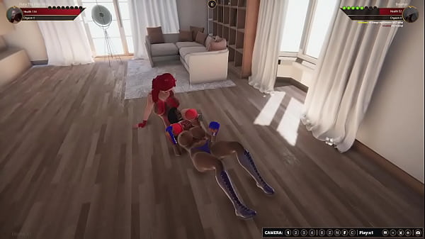 Ruby vs boomer {nf3d video game fighting mma femdom} 