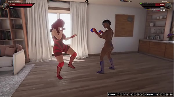Ruby vs boomer {nf3d video game fighting mma femdom}