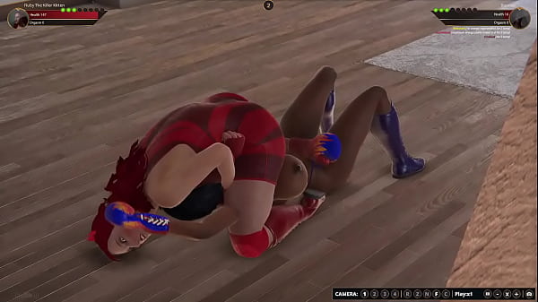 Ruby vs boomer {nf3d video game fighting mma femdom}