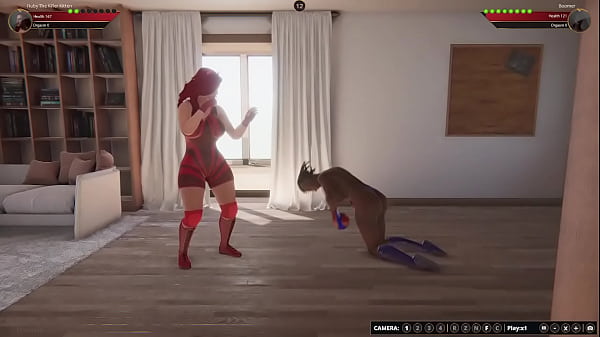 Ruby vs boomer {nf3d video game fighting mma femdom}