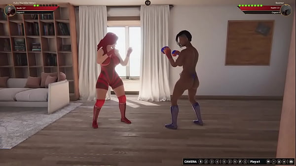 Ruby vs boomer {nf3d video game fighting mma femdom}