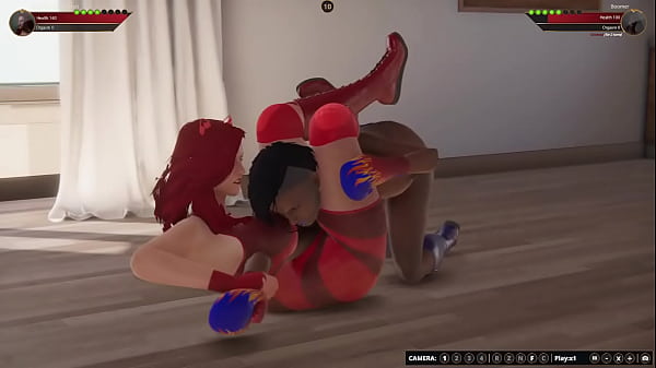 Ruby vs boomer {nf3d video game fighting mma femdom}