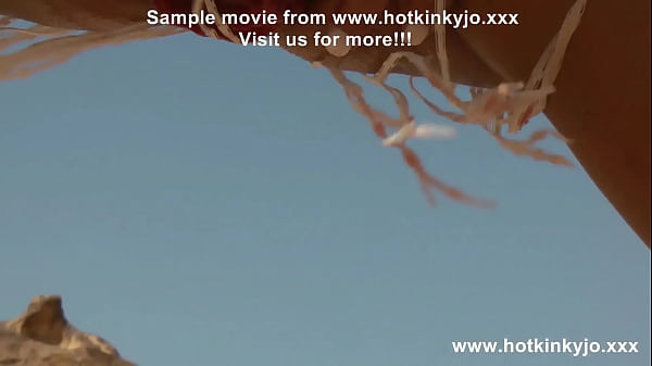 Dildo at the beach & anal prolapse 