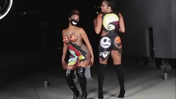 Halloween spoof with models @ thebrookstwins