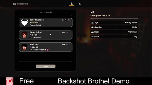Backshot brothel demo free steam demo game rpg strategy nudity dating sim sexual content 3d game 