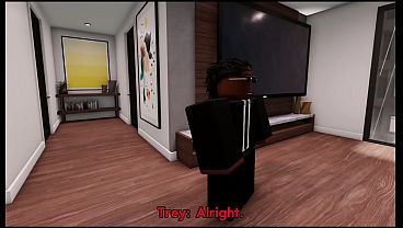 Girlfriend has fun with a special guest Roblox 
