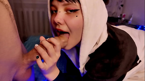 I will play with your foreskin and then_swallow your cum