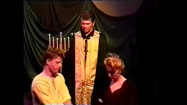 Play MP4 - Young wedded pair came to priest to confess in their sins and found out that he weared stockings and would like to share their holes