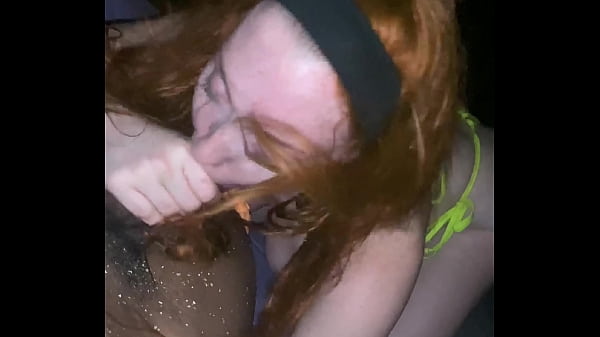 Slutty Redhead Gets Pounded and Creampied_by BBC On Beach