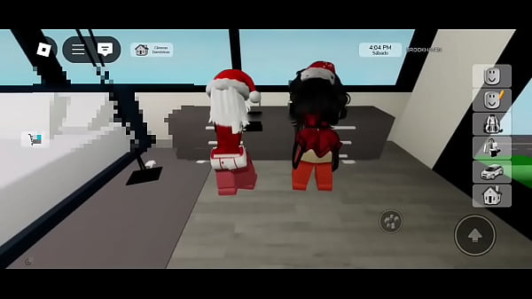 Foda natalina comduas mães Noelno brookhaven Roblox