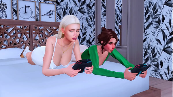 FUTA STEPSISTER FUCKED GAMER'S STEPSISTER HARD IN A BIG ASS (SIMS   ANIME HENTAI   SFM) 