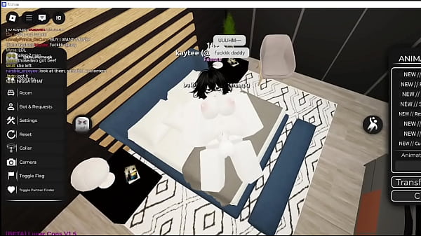 My lovely roblox slut gets cracked til creampie