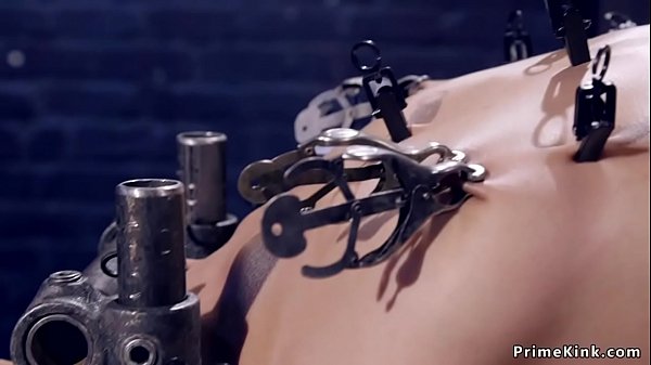 Ebony suffers extreme bondage_positions