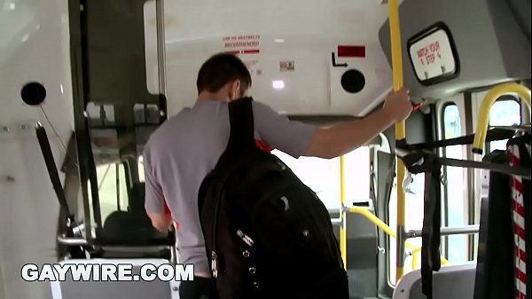 GAYWIRE - College Boy Gets Schooled On The Project City Bus 