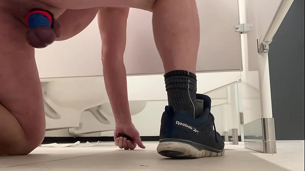 Dildo action while cottaging