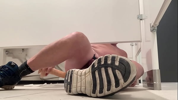 Dildo action while cottaging