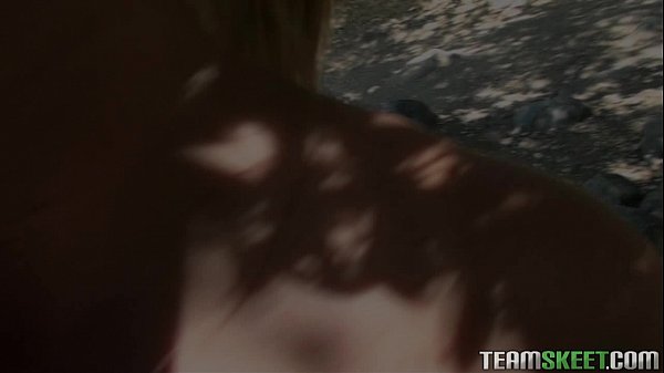 POVLife Blonde teen Casi James sucks fucks cock_outdoors