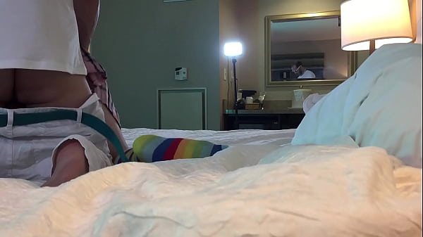 College Bro Fucking Sexy Trans Woman Bareback 