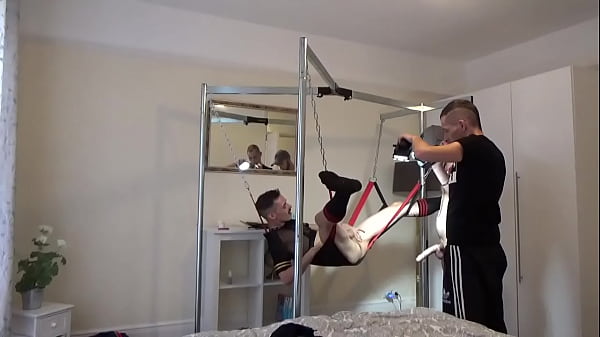 Hidden Pron Cam With Slut Fucked Raw By Daddy Master In Sling thumbnail