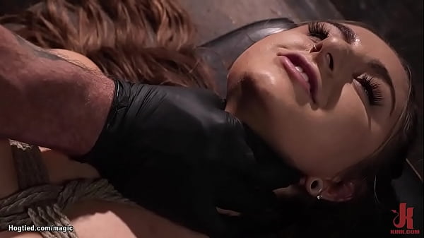 Busty slavebound in back arch