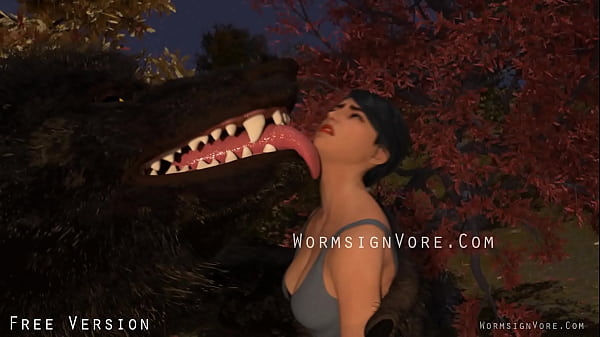 Werewolf devours playboy bunny 