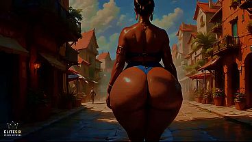 Nonton Big Ass Dark Skin Interracial Looping Pmv Edit With Moans (100% Ai Generated 4k) thumbnail