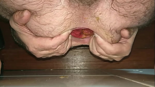 Play MP4 - Huge Butt Plug Reversed deep in my Ass&period;