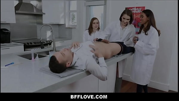 Play MP4 - Petite Teen StepSister Natalie Porkman And Best Friends Aria Skye & Riley Grey Threesome With StepBrother During Science Experiment POV