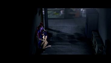 Lucina and the princess with her web warrior spider man